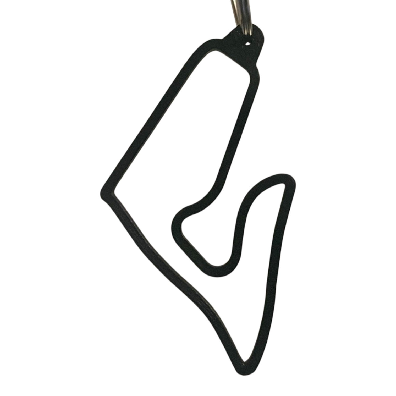 F1 Track Keyring – Motorsport Circuit Outline Keychain | Racing-Inspired Accessory