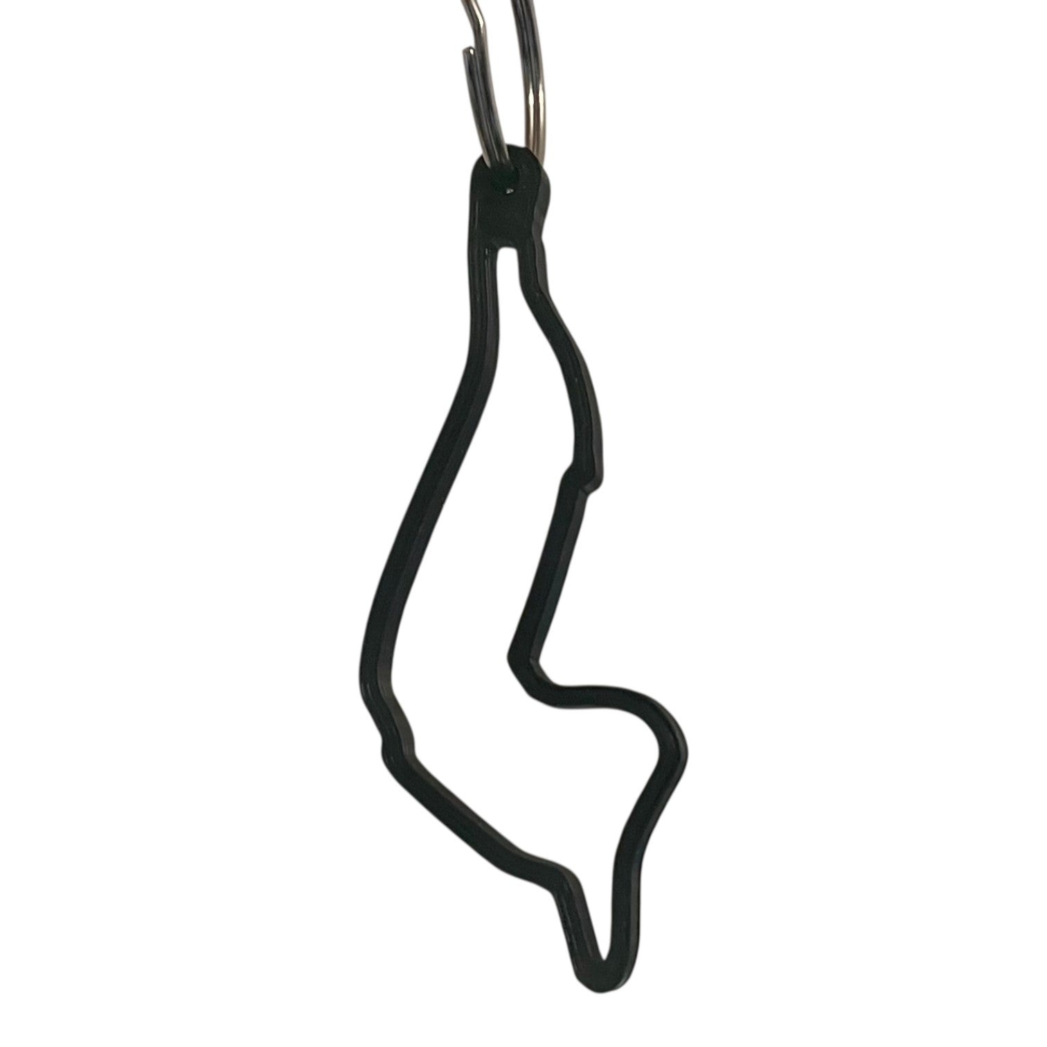 F1 Track Keyring – Motorsport Circuit Outline Keychain | Racing-Inspired Accessory