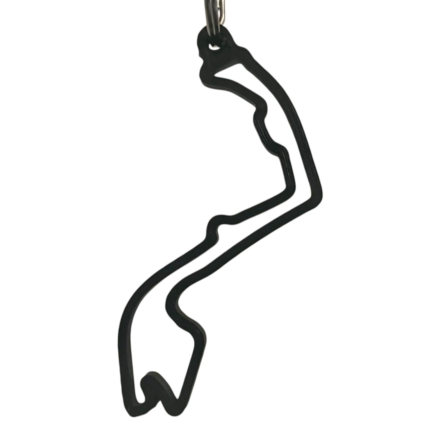 F1 Track Keyring – Motorsport Circuit Outline Keychain | Racing-Inspired Accessory