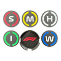 F1 Tyre Coasters Set – Motorsport Drink Coasters with Holder | Racing-Inspired Desk & Home Decor