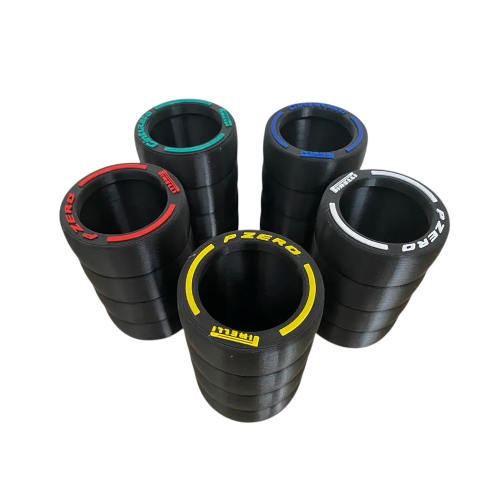 F1 Tyre Pen Holder – Motorsport Desk Organiser | Racing-Inspired Storage Cup