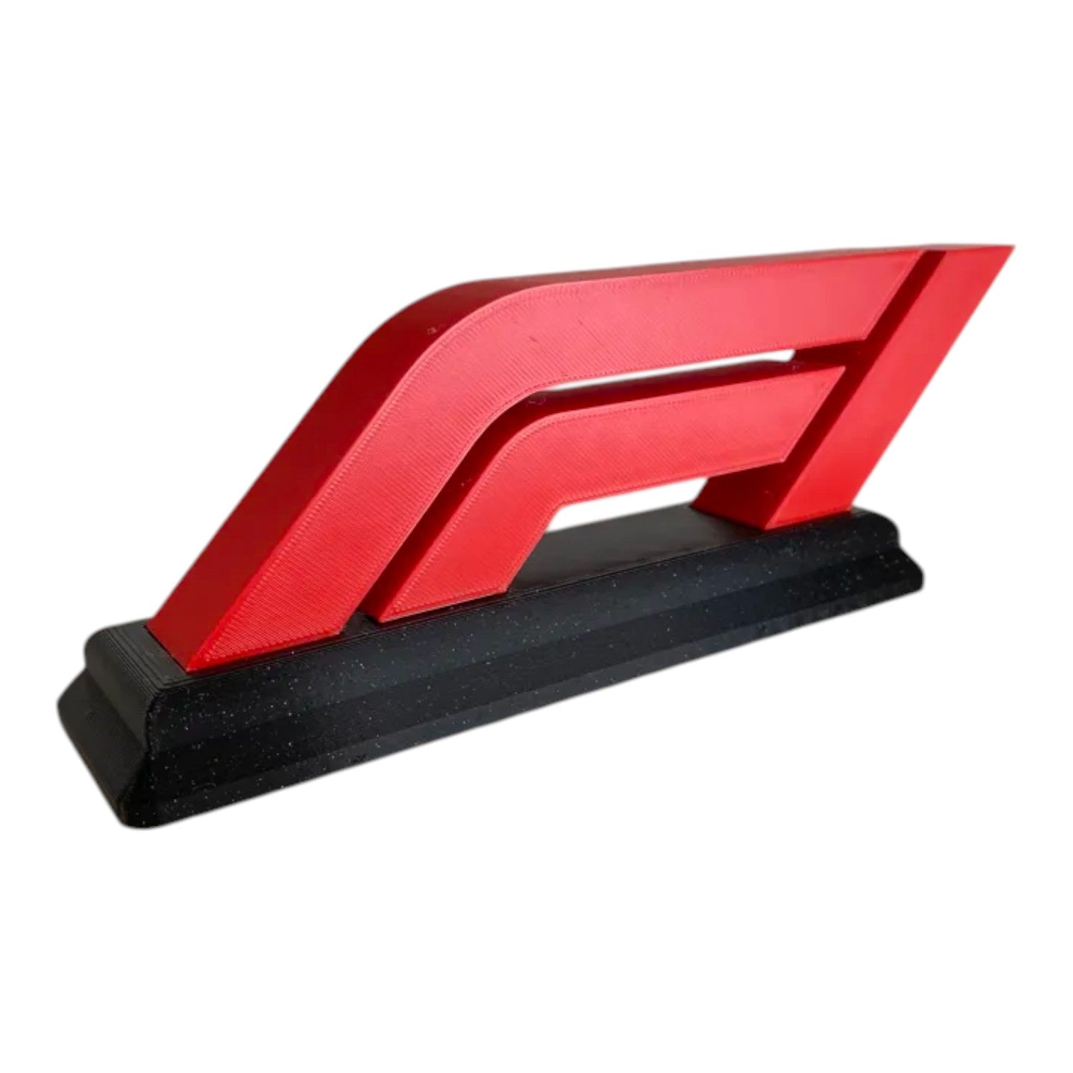 F1 Logo Desk Display Stand – Minimal Formula Racing Decor for Desk Setup