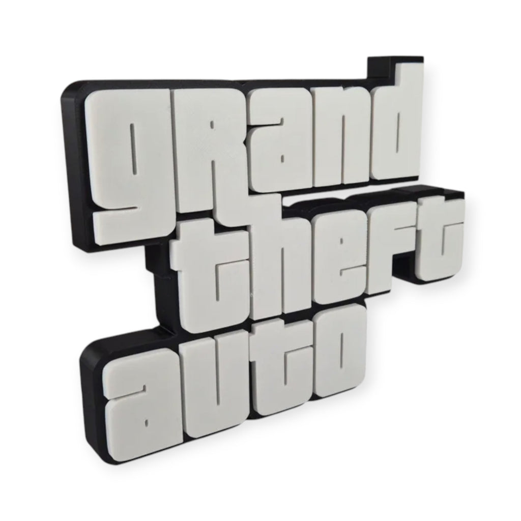 Gaming Logo Display Signs – 3D Printed Desk & Wall Decor