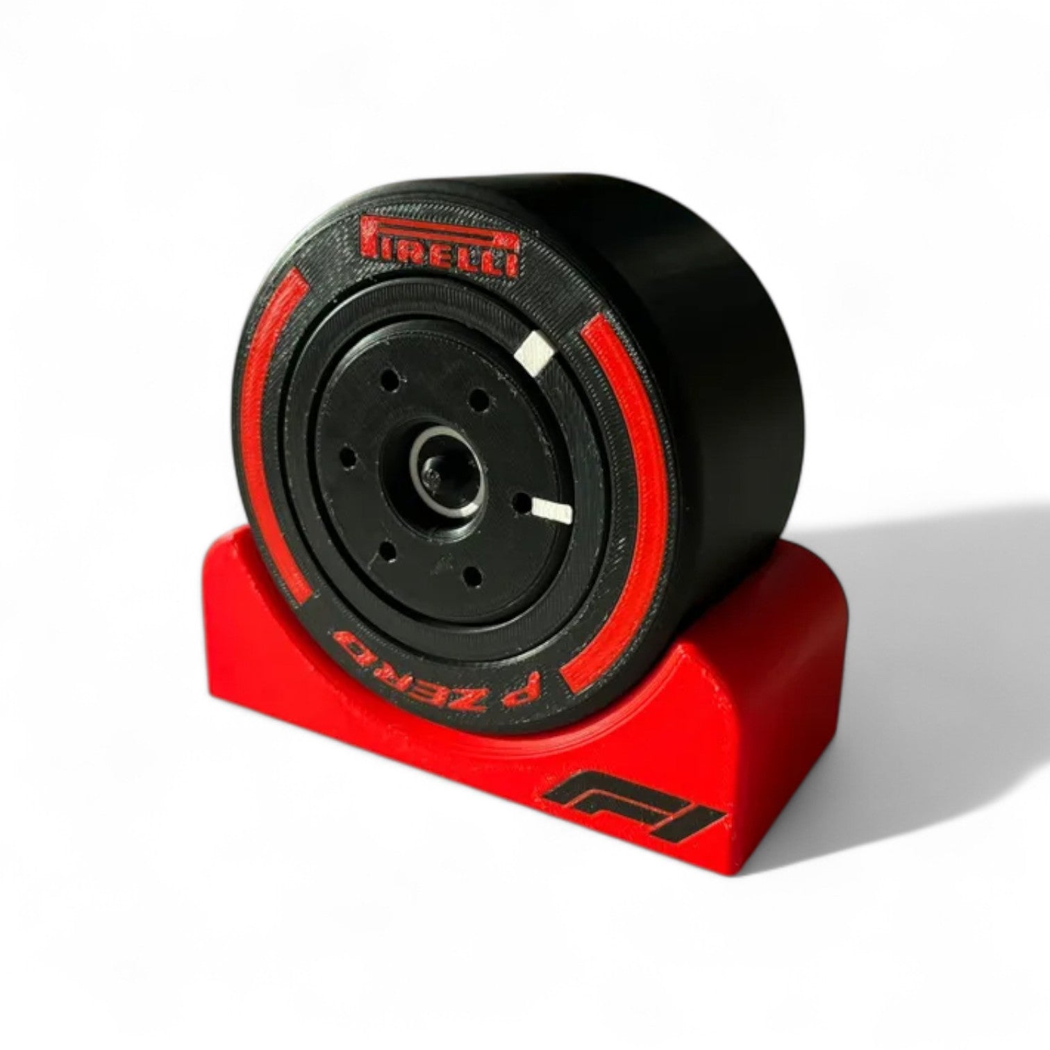 Racing Tyre Desk Clock – Motorsport-Inspired Display Clock with Stand