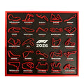 F1 2026 Race Calendar Display  With Circuits & Dates