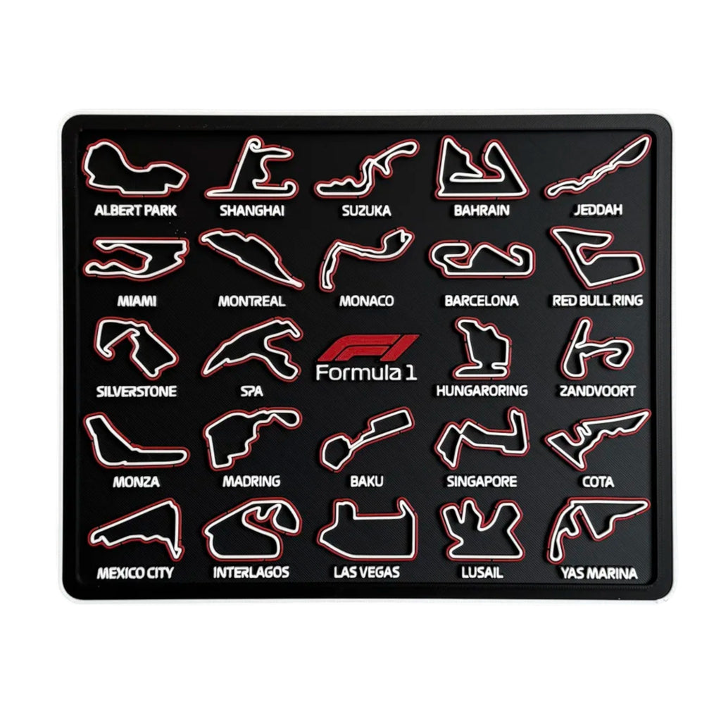 F1 2026 Race Calendar Display  With Circuits & Dates