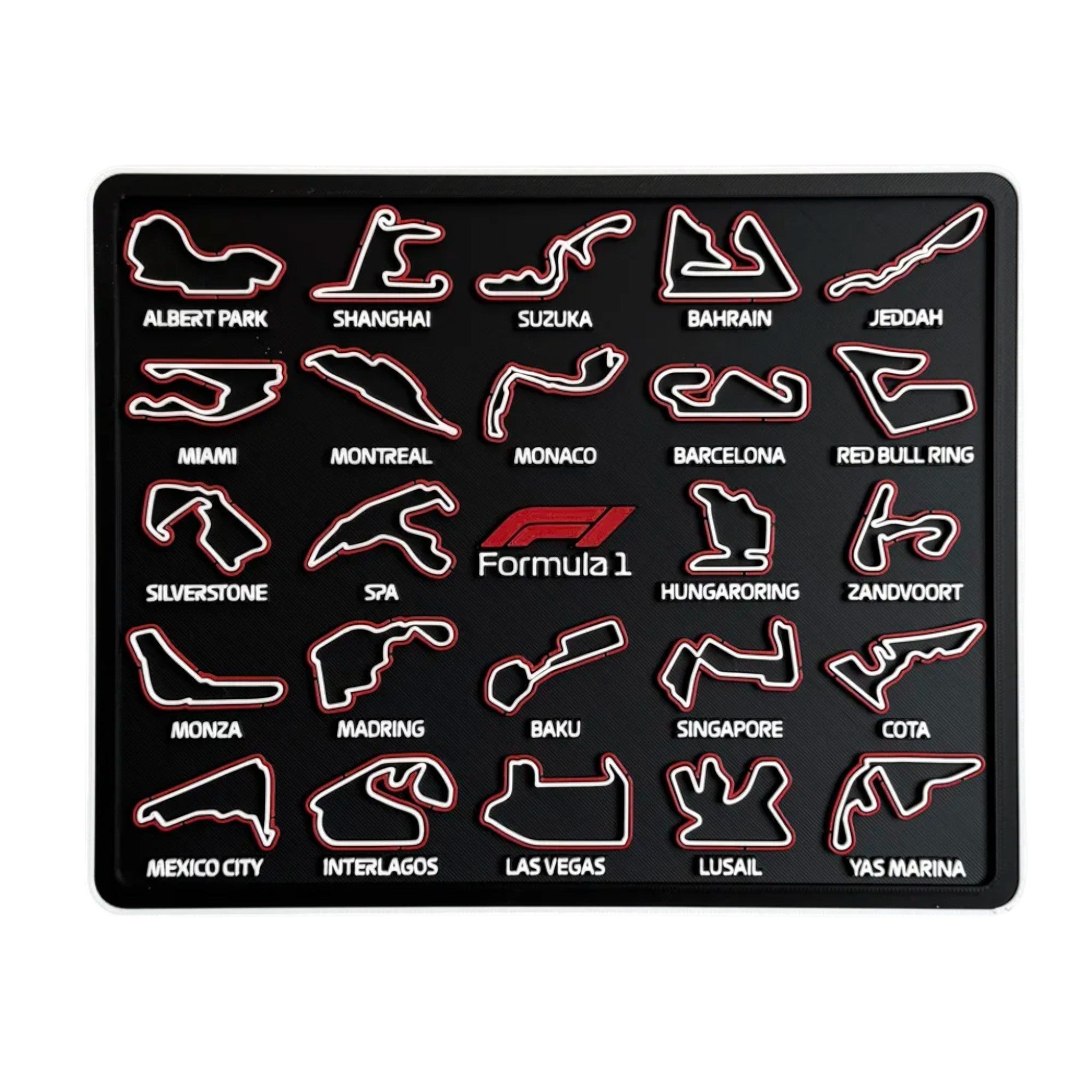 F1 2026 Race Calendar Display  With Circuits & Dates