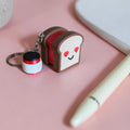 Kawaii Sandwich Clicker Keychain – Cute Fidget Keyring Toy | Jammy, Melty, Sammy, Creamy, Icy