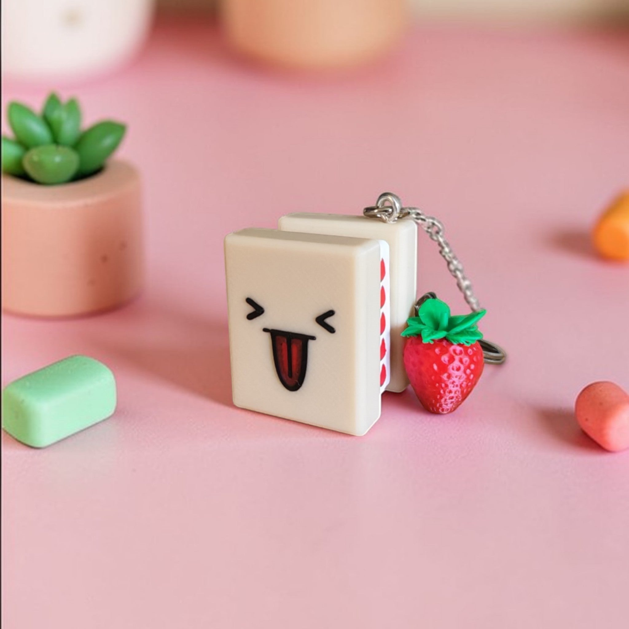 Kawaii Sandwich Clicker Keychain – Cute Fidget Keyring Toy | Jammy, Melty, Sammy, Creamy, Icy
