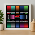 F1 Team Display Backboard (30x30cm Digital Download) – LEGO Speed Champions Wall Display