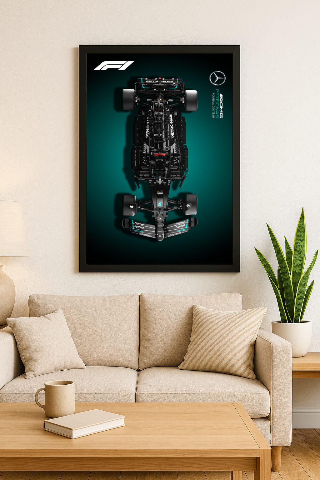 LEGO Technic Mercedes F1 42171 Display Backboard (A4 Digital Download) – Wall Art Poster