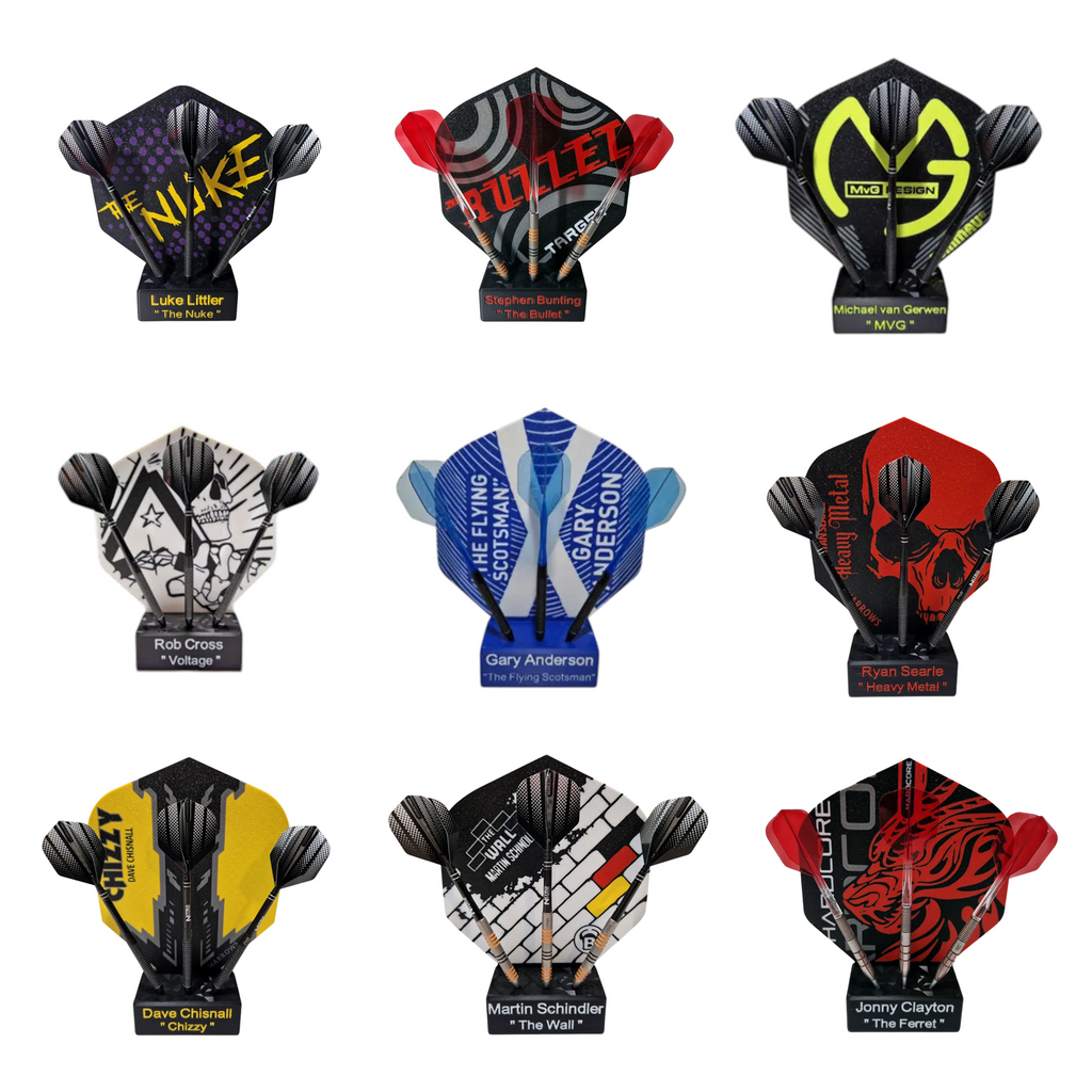 Pro Dart Display Stand – 3 Dart Holder | Player Inspired Dart Stand