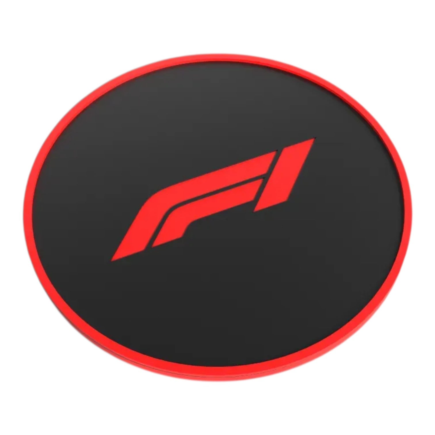 F1 Logo Coaster – Premium Motorsport Drink Coaster with Holder | Racing Desk & Home Decor